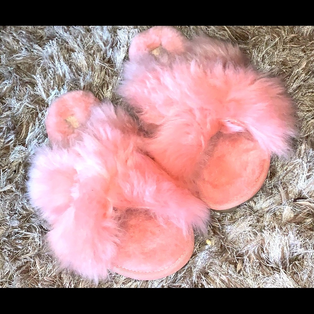 Woman’s Ugg Australia Fur Slides